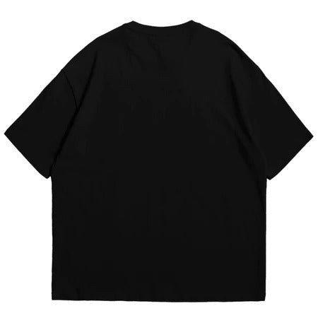 Men Oversized Black Tshirt