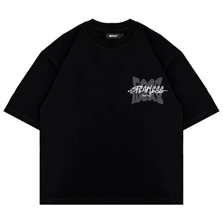 Men Oversized Black  Tshirt